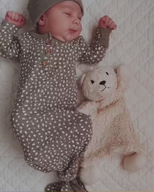 Benny the Bear Sherpa Snuggle Lovey