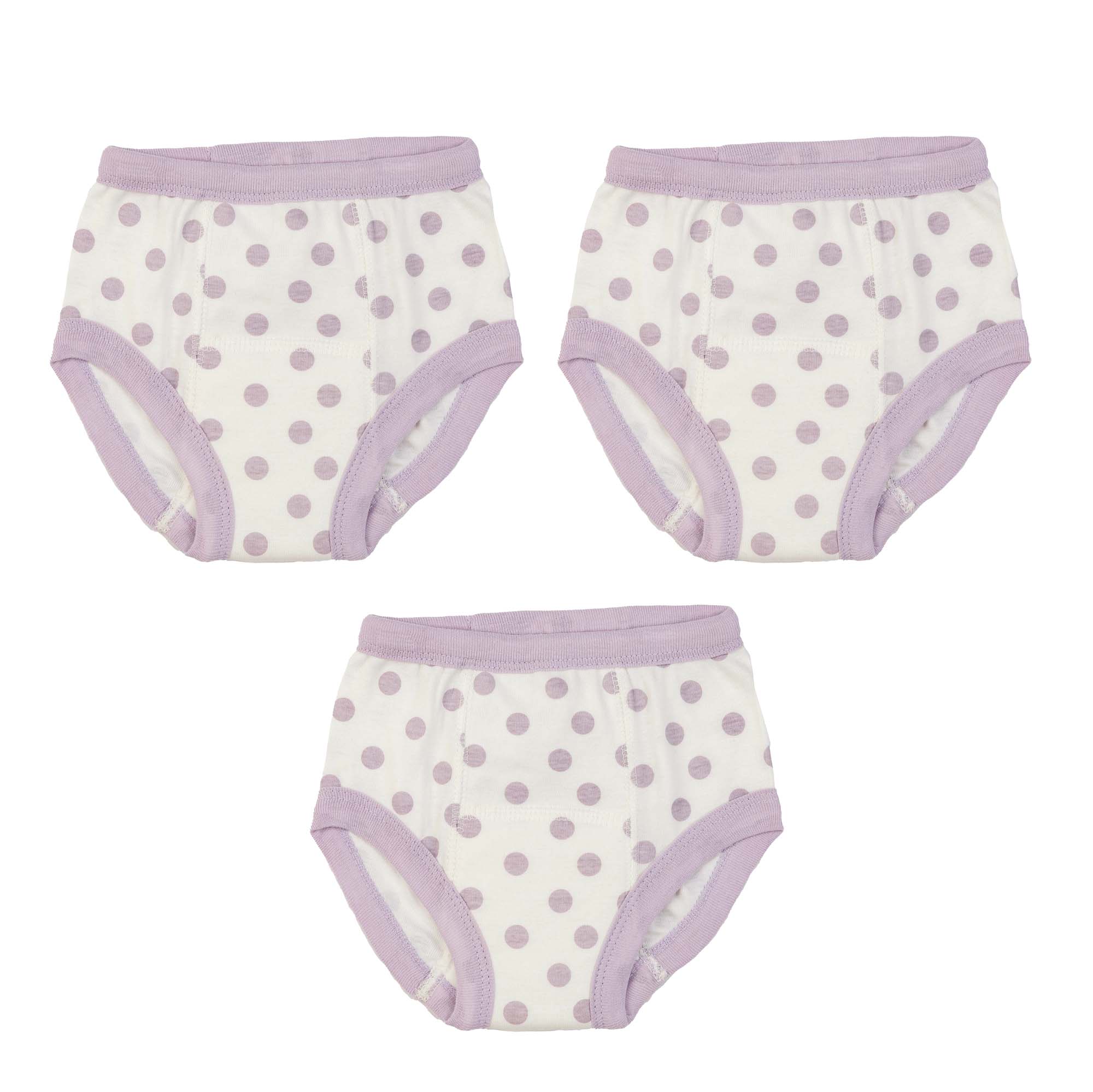 Lavender Dot Training Pant Pack of 3