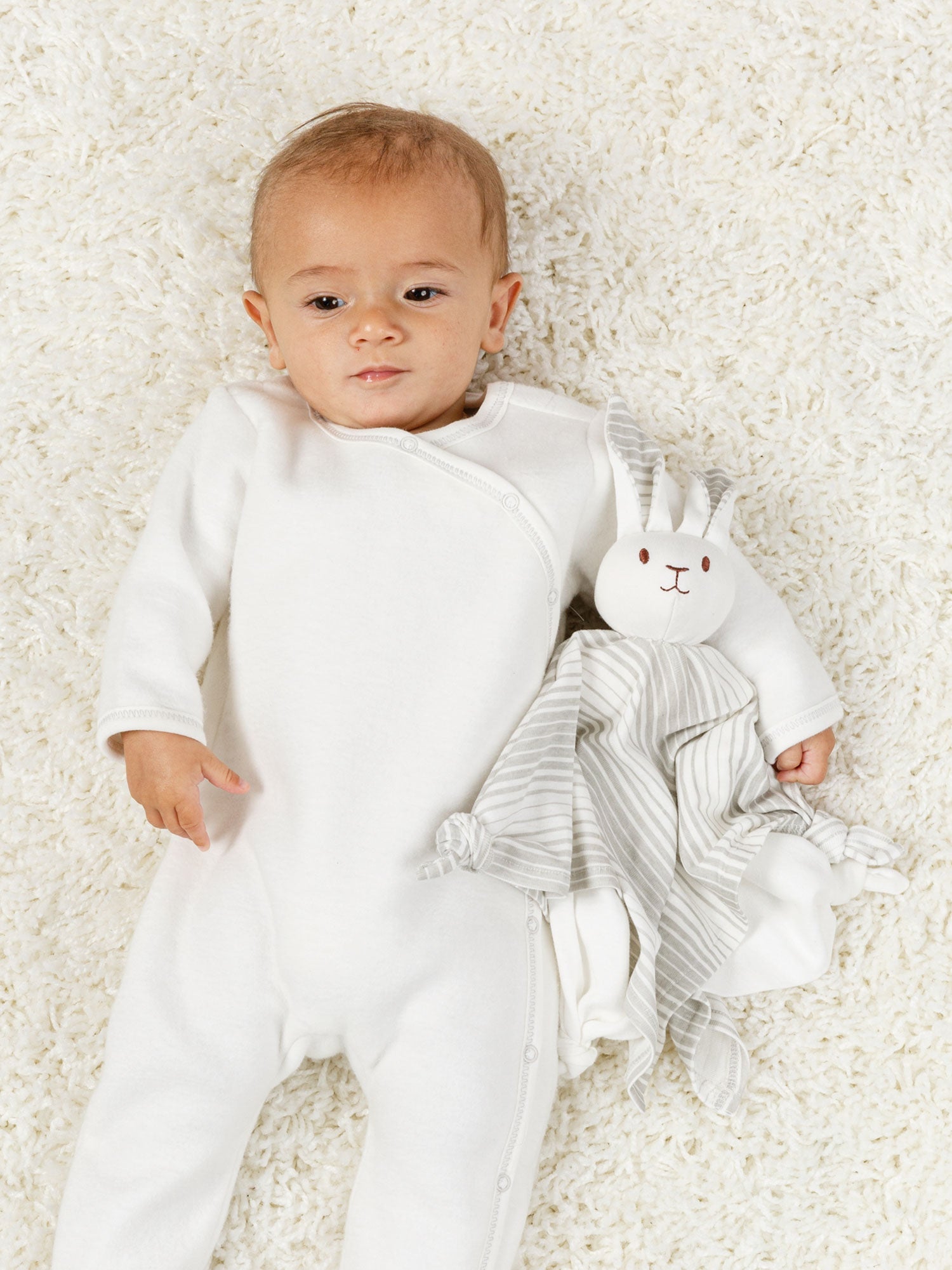 Organic Cotton Lovey Bunny Blanket Friend