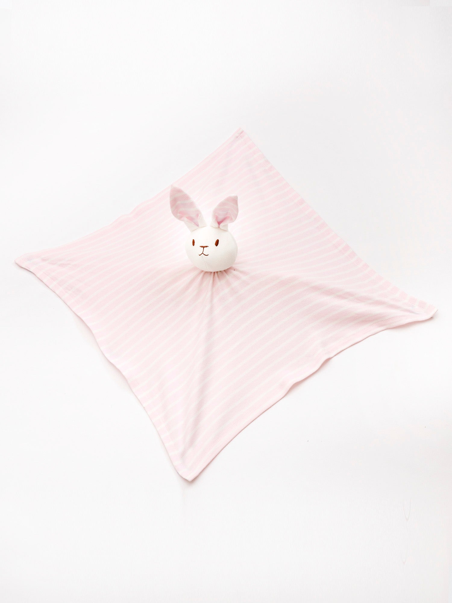Lovey Bunny Blanket Friend - Pink Stripe