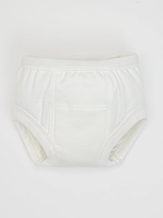 Organic White Training Pant Pack of 3