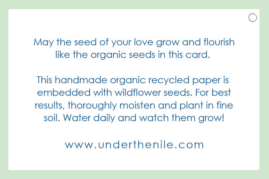 Gift Seed Greeting Card