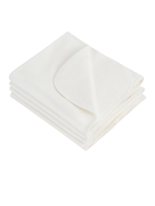 Burp Cloths - Organic White